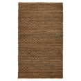 thumbnail image 1 of Diamond Jute Hand-Woven Reversible Contemporary Indoor Area Rug Black / 4 ft. x 6 ft., 1 of 1