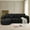 Black Left Facing Chaise, variant on Daluvenix 104” Modular Sectional Sofa Cloud Sectional Couch with Deep Seat Modern Modular L-Shape Sofa Couch with Chaise Upholstered Couches for Living Room Bedroom
