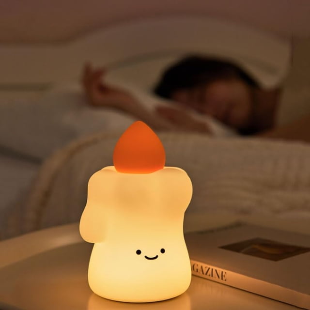 Luz de noche de silicona LED recargable xinyu regulable 3 niveles