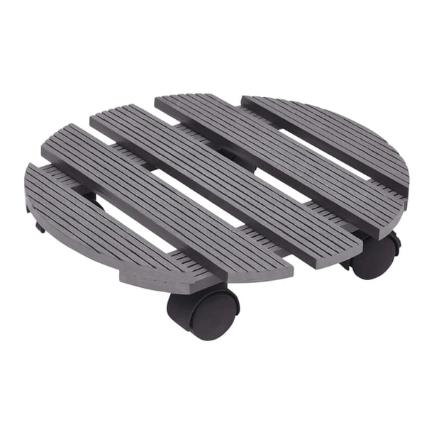 Carrito para macetas con ruedas para sala de estar Redondo