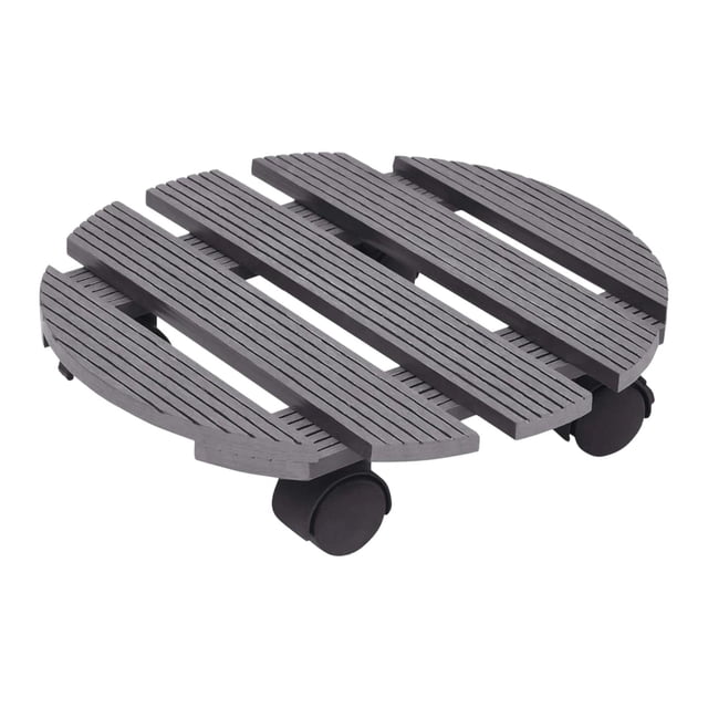 harayaa Support de Jardinière avec Roulettes pour un Déplacement Facile, Plateau pour Pot, Support à Roulettes, Chariot, Rond