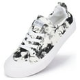 thumbnail image 3 of JENN ARDOR Canvas Shoes Sneakers for Women Low Top Slip On Casual Comfortable Walking Flats, 3 of 9