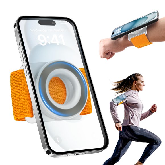 Pulsera magnética TOPGO con soporte para teléfono para correr para iPhone 17 Pro