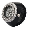 thumbnail image 3 of Reloj de anillo, reloj de anillo de dedo Reloj de anillo de dedo brillante Reloj de anillo de cuarzo de dedo Diseño aerodinámico, 3 of 8