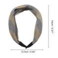 thumbnail image 3 of Unique Bargains 1 Pc Fashion Sequins Wave Wide Headbands for Women Gray, 3 of 6