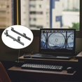 thumbnail image 2 of Ball Bearing Slides For Platform/shelf Or Keyword Drawer For Under Desk, Height Adjustment Keyboard Slide Kit, Steel, Black Zinc Plated, 2ut, 2 of 3