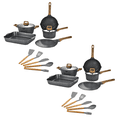 thumbnail image 1 of 2pack Batería de Cocina Sofia Ceramic  + Utensilios Color Gris, 1 of 9