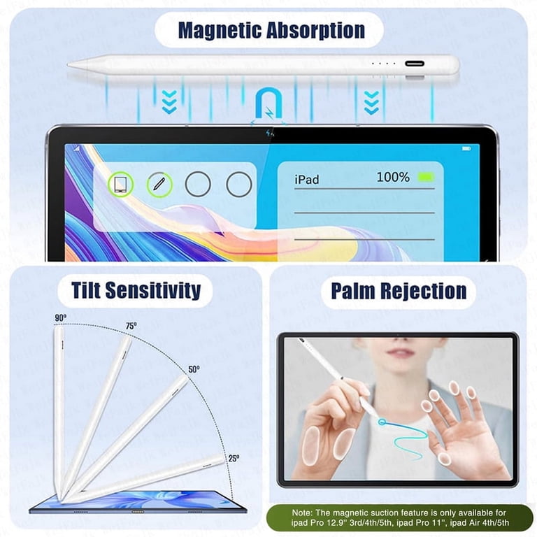 For Apple Pencil 2nd Generation iPad Pencil 2 1 Stylus Pen For