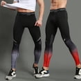 thumbnail image 2 of Pantalones de compresión para hombre, ropa deportiva de secado rápido, mallas para correr, mallas para hombre, pantalones de entrenamiento físico para correr, mallas deportivas para gimnasio, 2 of 5