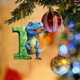 thumbnail image 1 of BKER Christmas Dinosaur Acrylic 26 Letters Christmas Dinosaur Ornaments Acrylic A To Z Ornament Letters Decorative Hanging Acrylic Dinosaur Alphabet Letters For Christmas Tree Craft, 1 of 5