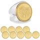 thumbnail image 1 of 10 Piezas de Monedas de Latón en para Grabado , Monedas en para Grabado de Metal de 40 mm con Caja de Protección de Acrílico, 1 of 8
