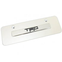 Toyota TRD Mini License Plate (Chrome)