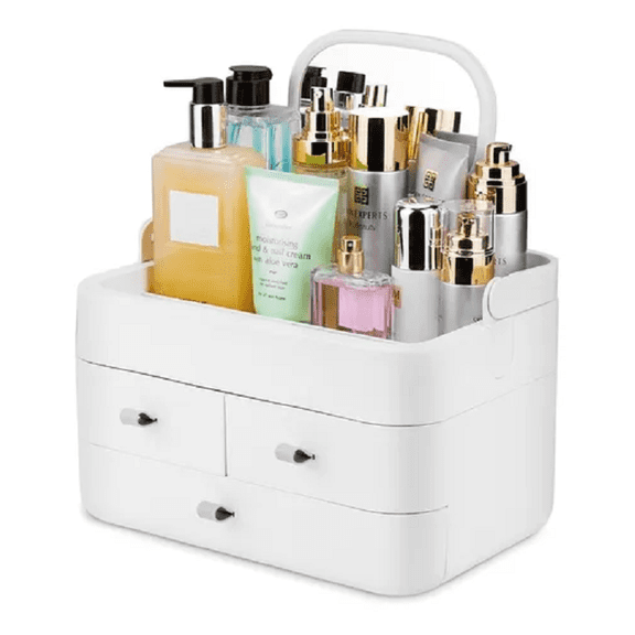 Caja De Almacenamiento De Cosméticos Espejo Malubero Malu1236
