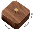 thumbnail image 2 of Nordic Simple Black Walnut Dental Floss Box Home Personalized Box, 2 of 6