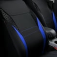 thumbnail image 4 of Flying Banner Car Seat Covers Protectors Full Set Synthetic Leather Mesh Rear benc Split Fashion Woman Sporty Femal SUV Truck Black Blue, 4 of 8