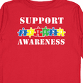 thumbnail image 4 of Inktastic Support Autism Awareness Boys or Girls Long Sleeve Toddler T-Shirt, 4 of 5