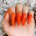 thumbnail image 1 of Uñas postizas, uñas postizas, regalos para mujeres, 24 parches de manicura, uñas largas y fáciles de usar, uñas francesas con acabado largo., 1 of 2