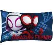 Marvel Team Spidey 4-Piece Toddler/Crib Kids Bed Set – Spidey & His Amazing Friends Bedding