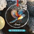 thumbnail image 2 of Mockingbird Glass Christmas Ornament 2025, Custom Name Mockingbird Lover Xmas Glass Ornaments Gift, Beautiful Mockingbird Xmas Ornament Decor, Personalized Mockingbird Christmas Ornaments, 2 of 6