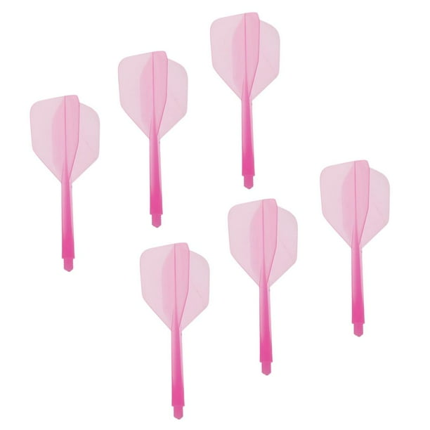 6 Piezas De Ejes De Dardos ABS Duraderos Y s De Dardos Para Barriles De Dardos De Rosca 2BA Rosado Soledad Ejes de dardos y vuelos de dardos