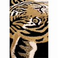 thumbnail image 3 of Pasargad Home Forest Tiger Print 2' x 3' Hand-Tufted Wool Brown/Natural Rug - All Ages, Indoors, 3 of 4