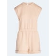 thumbnail image 5 of Scoop Women's and Women's Plus Scubaknit Crewneck Romper, Sizes XS-4X, 5 of 5