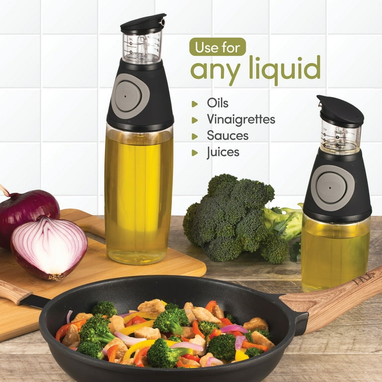 Oil and Vinegar Dispenser Set with Drip-Free Spouts (2-Pack) Oil and Vinegar Dispenser Set with Drip-Free Spouts (2-Pack)