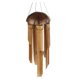 thumbnail image 3 of Campana de viento grande de 80 cm, campanilla de viento Feng Shui para jardín, resistente a la intemperie, de bambú y coco, hecha a mano, para colgar en la pared en interiores y exteriores, 3 of 8