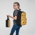 thumbnail image 7 of Pofeuu Abstract Leopard Print Sunflower Print Backpack Travel Backpacks With Lunch Bag Pencil Bag Set 3 pcs Set Cartoon Backpack, 7 of 7