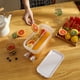 thumbnail image 5 of Hervidor de agua fría con grifo, refrigerador, tetera de frutas, limonada, recipiente con doble grifo, hervidor de agua fría, cubo de agua fría, 5 of 7