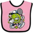 thumbnail image 3 of Inktastic Tennis Ball Boys or Girls Baby Bib, 3 of 4