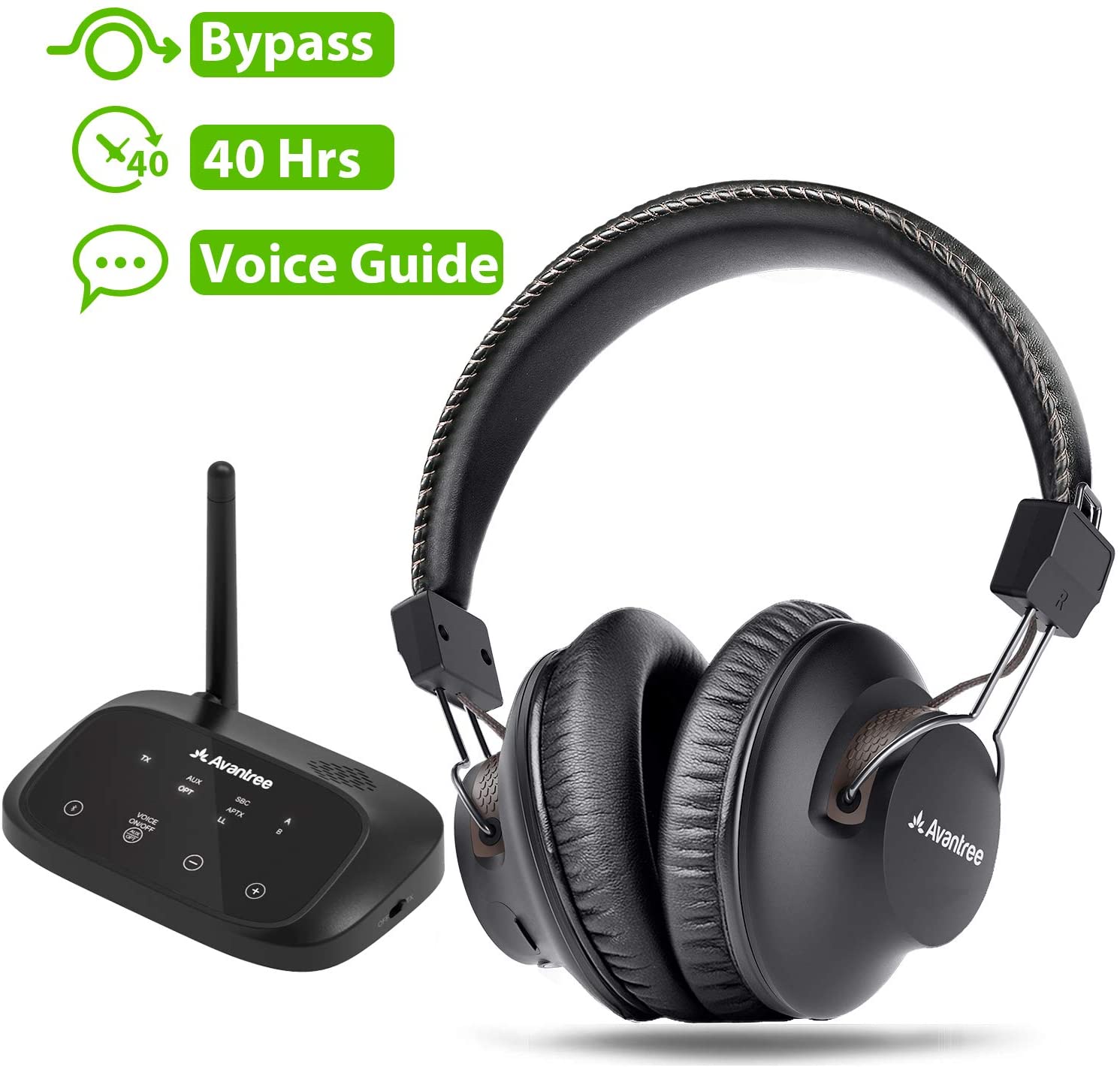 Avantree HT5009 Wireless Headphones for 
