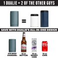 thumbnail image 2 of Enfriador de Latas Aislado DUALIE 3 en 1 Universal 355 mL Azul Piedra, 2 of 6