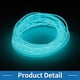 thumbnail image 4 of Cuerda de luz LED EL de 3 metros Unique Bargains, tira de luz brillante para decoración de automóviles, luz neón flexible con caja de batería (3V) color azul hielo, 4 of 7