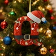 thumbnail image 4 of Decoraciones de Árbol de Navidad 2D Acrílico Decoración Carta Colgante con 26 Letras Diy Navidad Decoración Del Hogar Ornamentos Del Árbol de Navidad, 4 of 5
