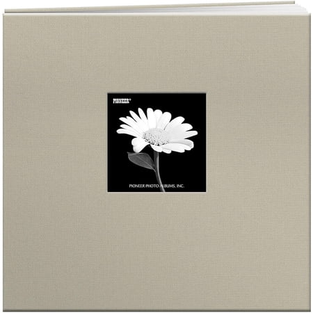 Pioneer Book Cloth Cover Post Bound Album 12"X12"-Biscott Beige