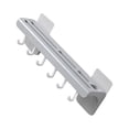 thumbnail image 2 of Xingzhi Wall Mounted Slicer Storage Holder Hotel Restaurant Multifunctional Shelf Punchless Kitchen Slicing Tool Rack Gray, 2 of 8
