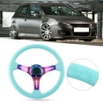 thumbnail image 4 of Steering Wheel Racing Steering Wheel 14in Steering Wheel 6- Steering Wheel Steering Wheel Replacement 6- Racing Steering Wheel Replacement 350mm Dia Universal  Light Blue, 4 of 8