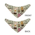 thumbnail image 6 of Kll Coffee Makers Macaroons Chocolate Dog Bandanas,Triangle Reversible Pet Scarf For Small Medium Large And Extra Large Dogs-Large, 6 of 7