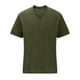 thumbnail image 2 of Camisas de Manga Corta de los Hombres con Cuello en V Top de Color Sólido, Blusa Casual para el Aire Libre, el Ocio Y el Uso Diario de Verano, 2 of 5