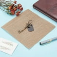 thumbnail image 4 of WEBEEDY Linen Fabrics for DIY Christmas Wedding Decorations Craft Square Tan 20.1x20.1x0.1cm, 4 of 6