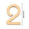 thumbnail image 3 of Tumotour 7CM Acrylic Number Plates For Elegant And Stylish Decor, 3 of 3