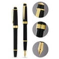 thumbnail image 2 of Cross Bailey Light Polished Black Resin and Gold Tone Fine Nib Fountain Pen, 2 of 4