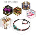 thumbnail image 7 of 20 colors 300m(328 Yards) 1.5mm Rattail Satin Cord Nylon Trim Rattail Silk Beading for Necklace Bracelet Beading Kumihimo Chinese Knot, 7 of 7