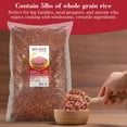 thumbnail image 3 of Fusion Select 5Lb Red Rice - Organic Red Rice - Non-GMO Long Grain Rice, Naturally Without Gluten - Non-Sticky Thai Rice Suitable For Rice Pilaf, Risotto, Congee, Protein Bowls, 3 of 7