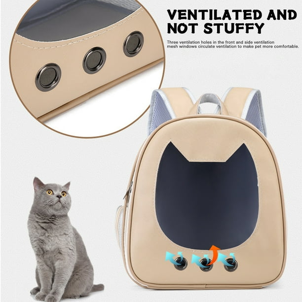 breathable cat backpack