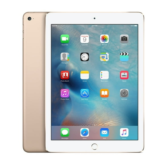 Restored Apple iPad Air 2 9.7-inch 128GB Wi-Fi, Gold (Refurbished)