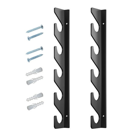 Multipurpose Wall Mounted Shelf Organizers Garage Fishing Rod Storage Rack For Plant Books Decors Easy Installation