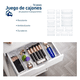 thumbnail image 4 of Organizador De Cajones Joyas Maquillaje 16 Pzas De Plástico Belug,  Transparente, 4 of 5