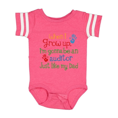 

Inktastic Future Auditor Like My Dad Gift Baby Boy or Baby Girl Bodysuit